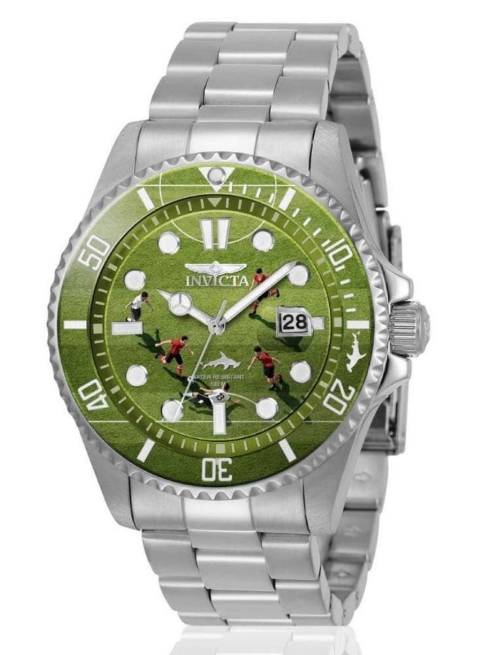 New limited Invicta Pro Diver Visions from Above Soccer Men's Watch - 43mm,
Stee